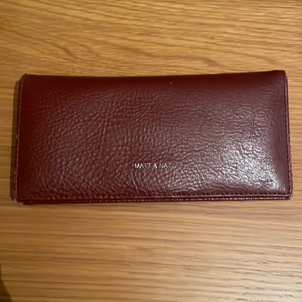 Dark Red Matt & Nat Wallet - image 1